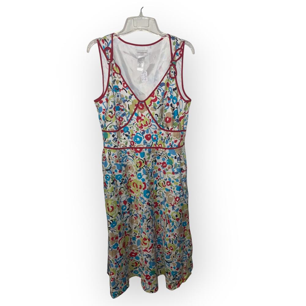 Liz Claiborne Summer Spring Tank Dress Sz 10 EUC